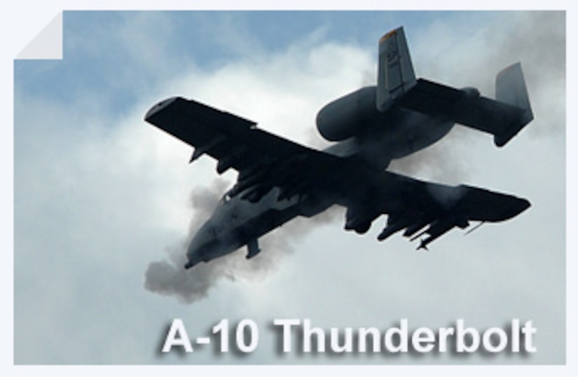 The A-10 Thunderbolt II has excellent maneuverability at low air speeds and altitude, and is an highly accurate weapons-delivery platform. (U.S. Air Force illustration)