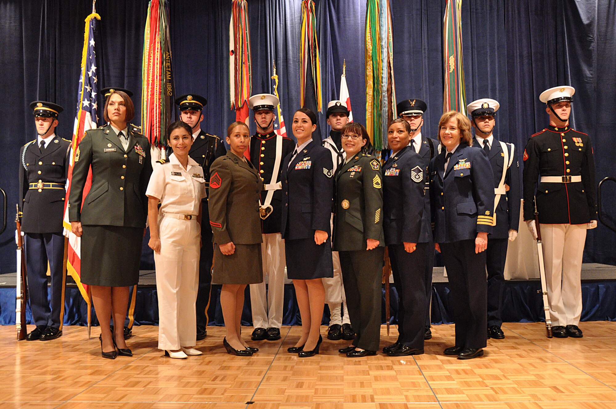 Twelve outstanding active duty servicemembers and Department of Defense civilians were honored with the Latina Distinguished Service Award for their service to the nation by Latina Style Magazine and DoD leaders in Washington, D.C., on Sept. 9. Several of the awardees could  not be present, because they are deployed overseas.