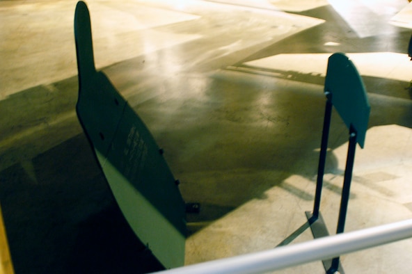 Most tactical fighter-bomber units flew the P-47 Thunderbolt, which was an excellent aircraft for the mission. One important feature of the P-47 was its ruggedness, due in part to armor plating in vital areas. These two pieces of armor protected the pilot from the front and from behind. (U.S. Air Force photo)