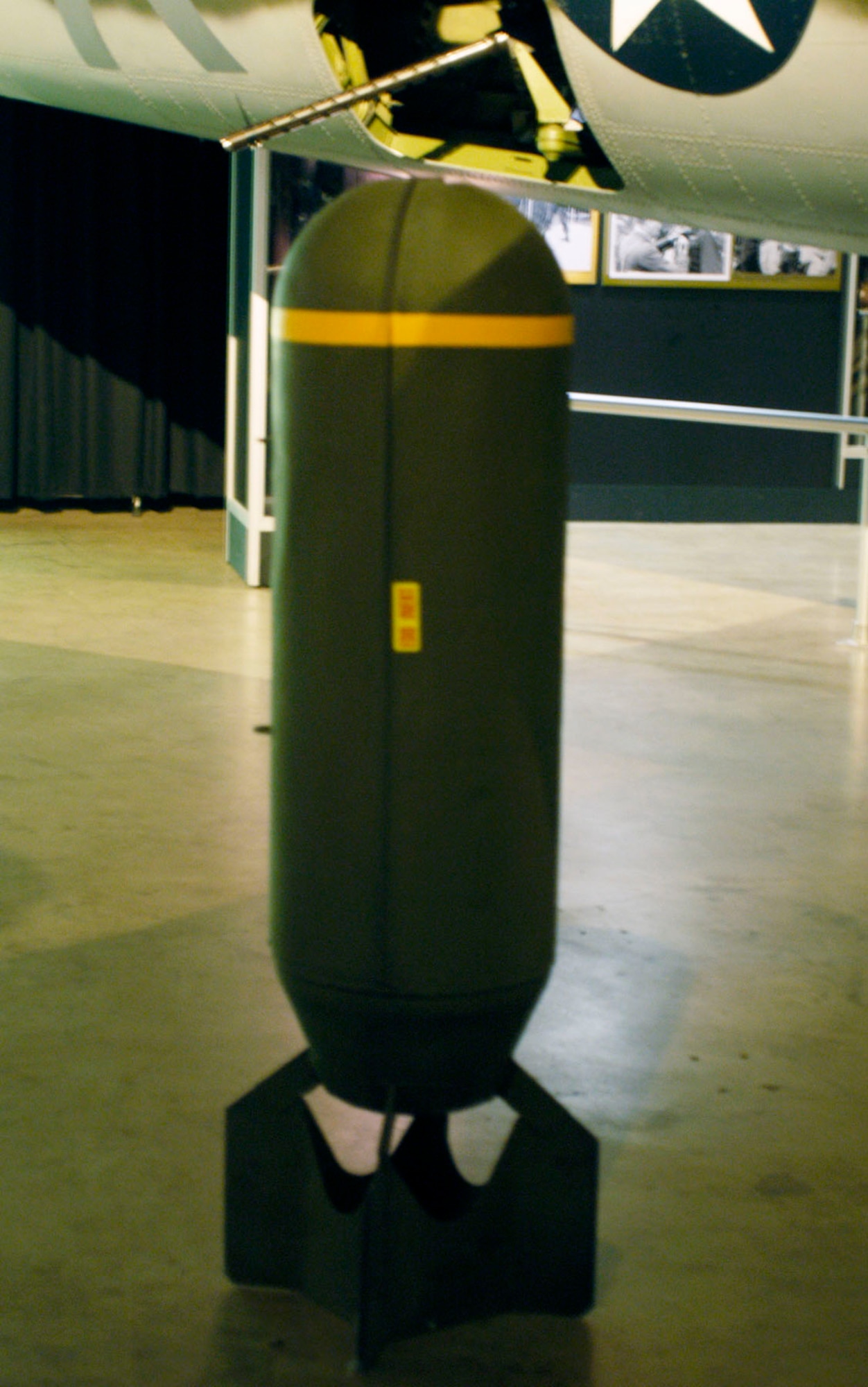 DAYTON, Ohio -- M29 Cluster Bomb in the World War II Gallery at the National Museum of the U.S. Air Force. (U.S. Air Force photo)