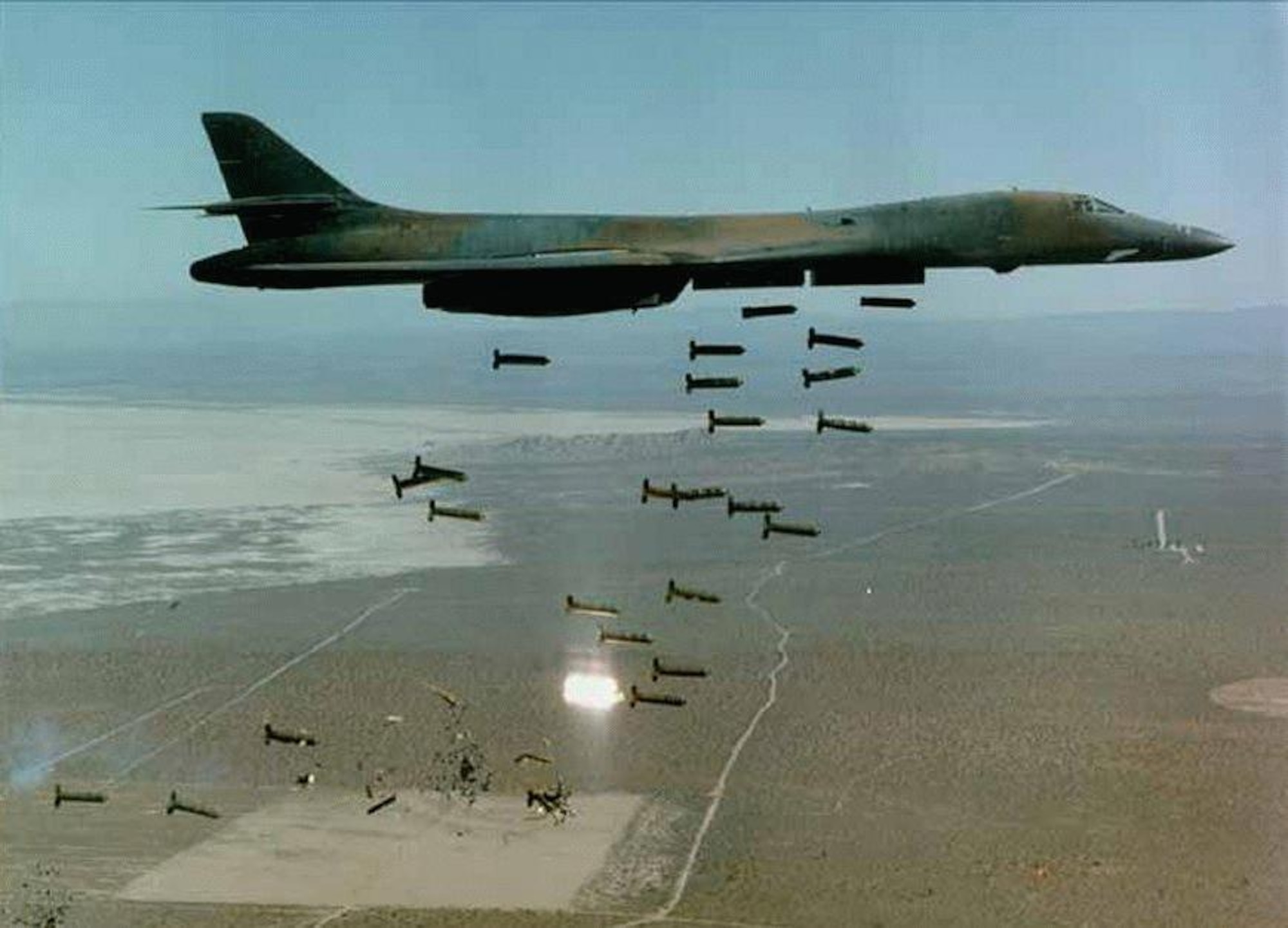 B-1B Lancer - 96th (Air Base) Wing were the first to employ the B-1B bomber in the early 1980's. (Courtesy Photo)
