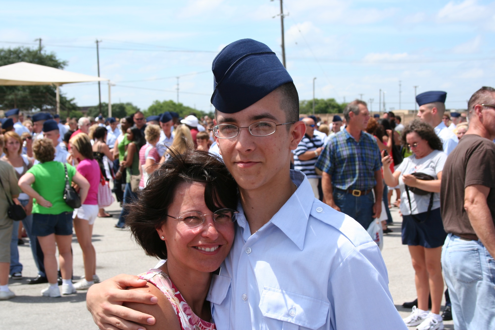 Chase’s mother, Major Lisa Lehocky (left), a member of 301st Medical Squadron, will miss her son while at the academy, but believes he will become a great officer. (Courtesy Photo)