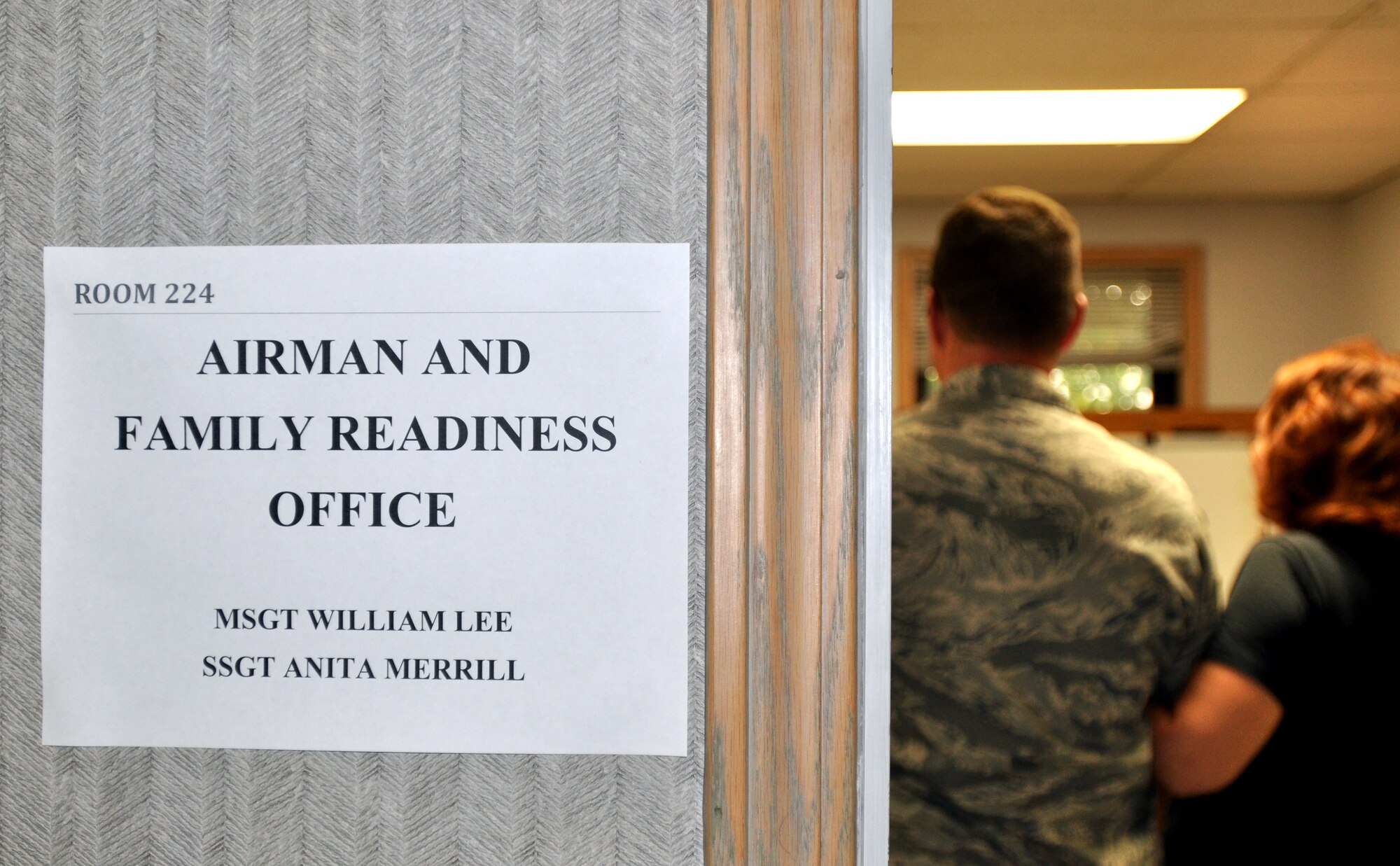 Located in building 180, room 224 the Airmen and Family Readiness Center is full of resources to help wing members and their families deal with the stresses that come with deployments.   (U.S. Air Force Photo/Staff Sgt. Kyle Brasier)