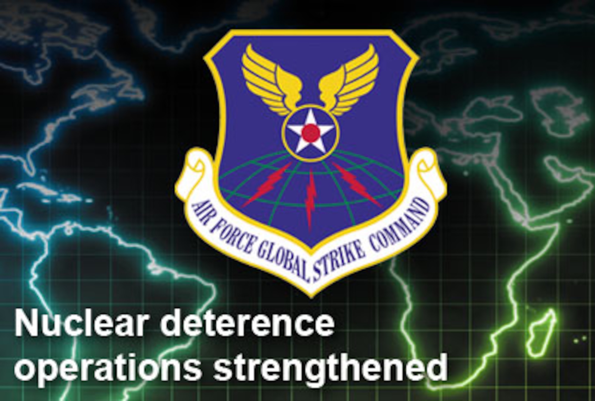 There are new initiatives underway within the Air Force that are emphasizing nuclear security, thus strengthening the nuclear deterrence operations of the service.  (U.S. Air Force graphic) 