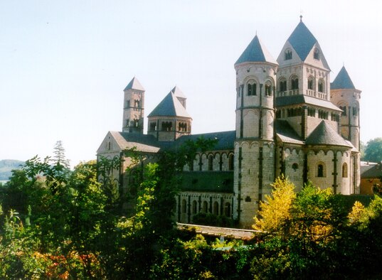 SPANGDAHLEM AIR BASE, Germany -The Maria Laach abbey is home of more than 60 monks. They obey the commandments of Saint Benedikt of Nursia, who in the sixth century preached a balance of work and prayer. The abbey is located left of the Rhien River off the A-16. (Courtesy photo)