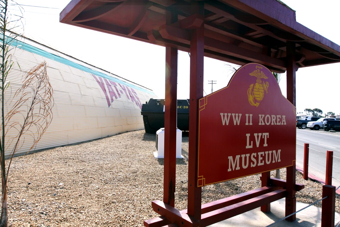 The WWII and Korean War Museum located at at Camp Del Mar, Camp Pendleton houses several Landing Vehicle Tracked machines and memorabilia used during WWII and Korean war. The museum opened its doors Sept. 4 after being thoroughly renovated.
