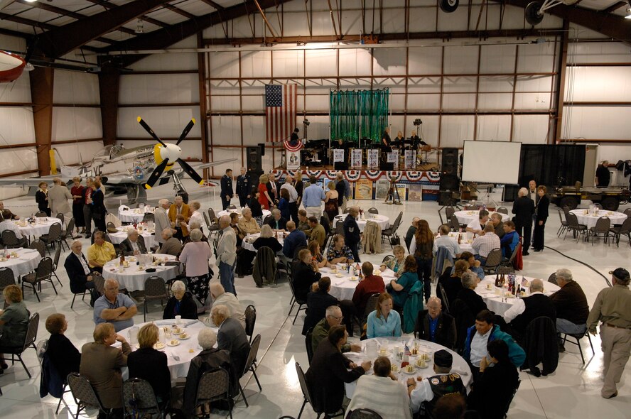 MINOT AIR FORCE BASE, N.D. -- The Dakota Territory Air Museum hosts a United Service Organizations gala Sept. 11.  Approximately 250 people attend the event, which was designed as a salute to all those who have served and are currently serving our great country.  (U.S. Air Force photo by Senior Airman Matthew Smith)