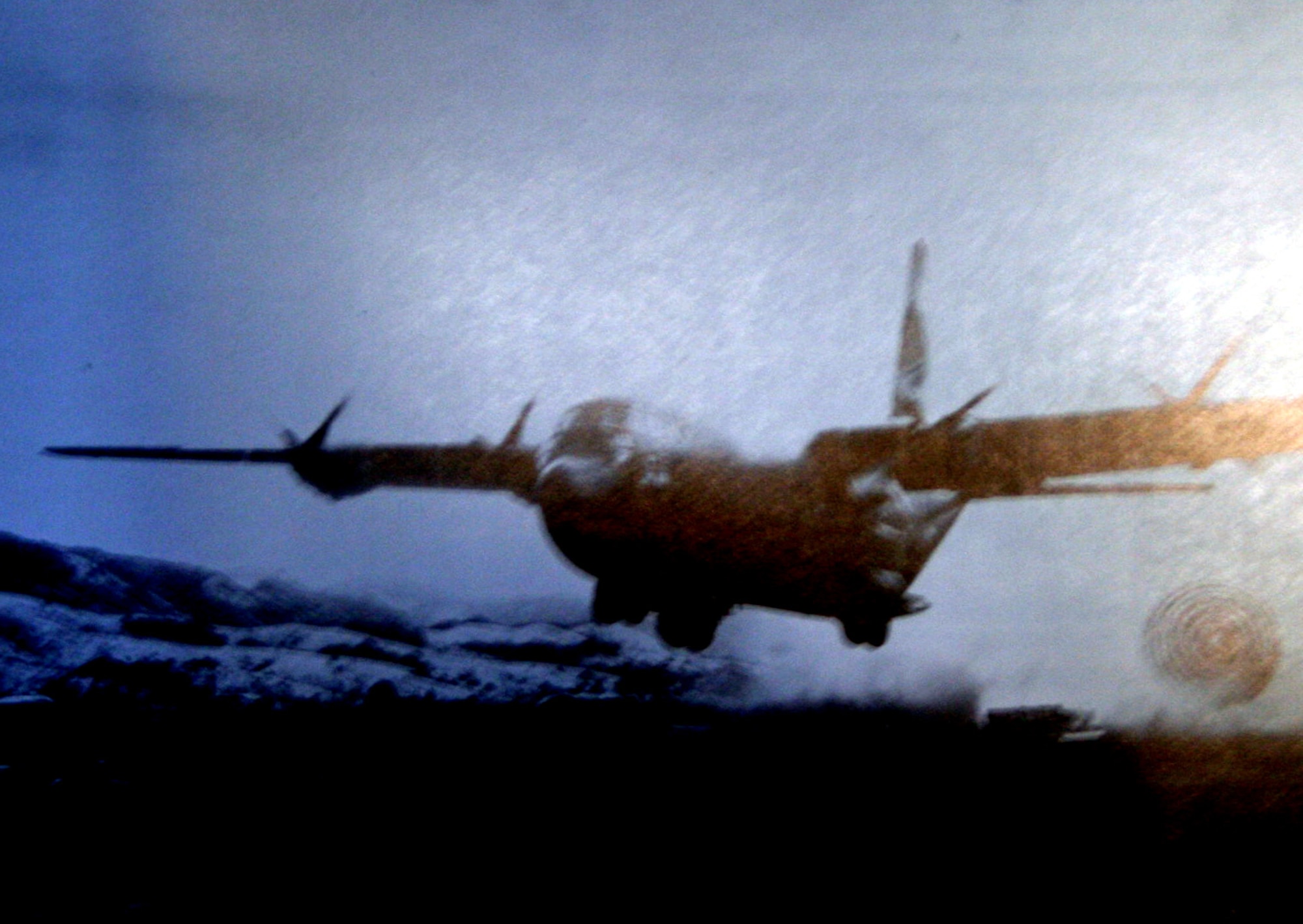 A C-130 Hercules uses the low altitude parachute extraction system to deliver supplies to a forward operating base in Khe Sanh, Vietnam, in 1968. C-130s were extensively used in the Vietnam War for tactical airlift of troops and supplies. (U.S. Air Force History Photo)
