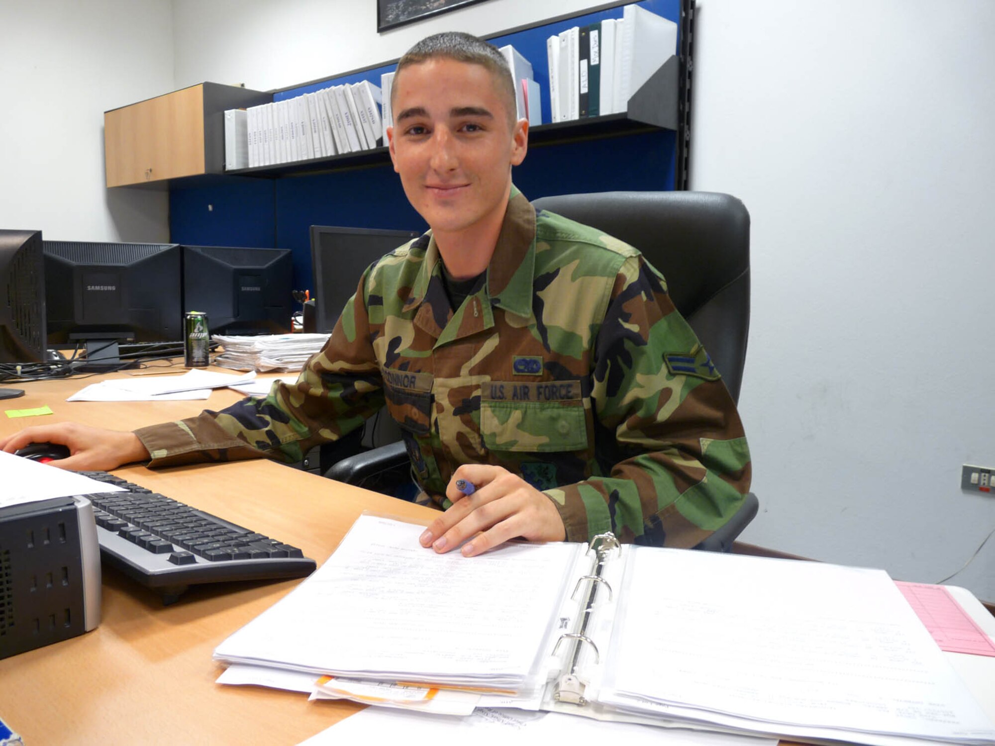 Airman 1st Class Aaron O'Connor, 31st Maintenance Operations Squadron