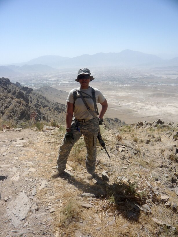 Tech. Sgt. Kimberley Beaves is deployed to Kabul, Afghanistan.