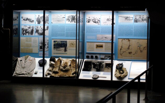 DAYTON, Ohio -- Arctic rescue exhibit in the World War II Gallery at the National Museum of the U.S. Air Force. (U.S. Air Force photo)