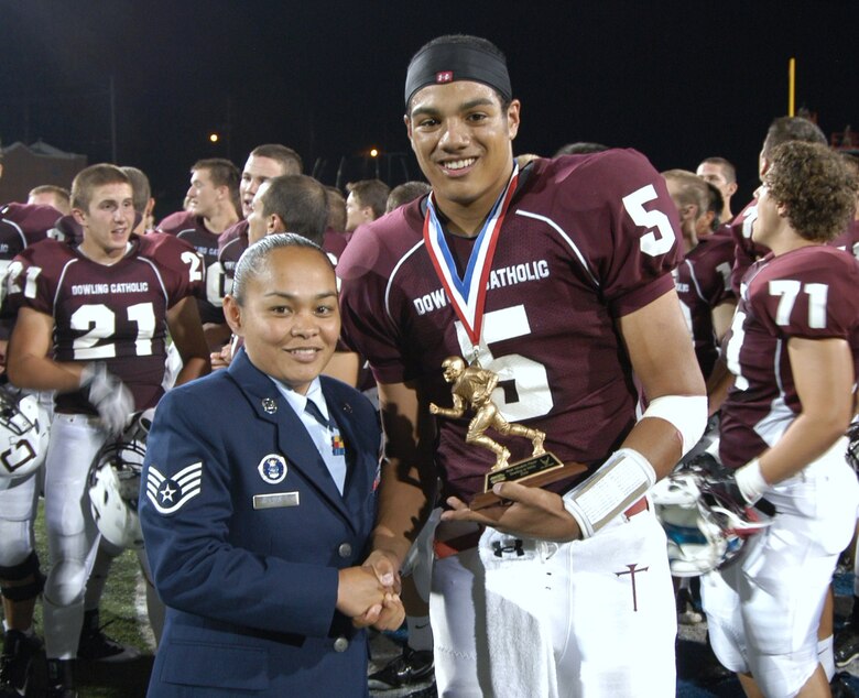 Recruiters Showcase Air Force At Great American Rivalry Series