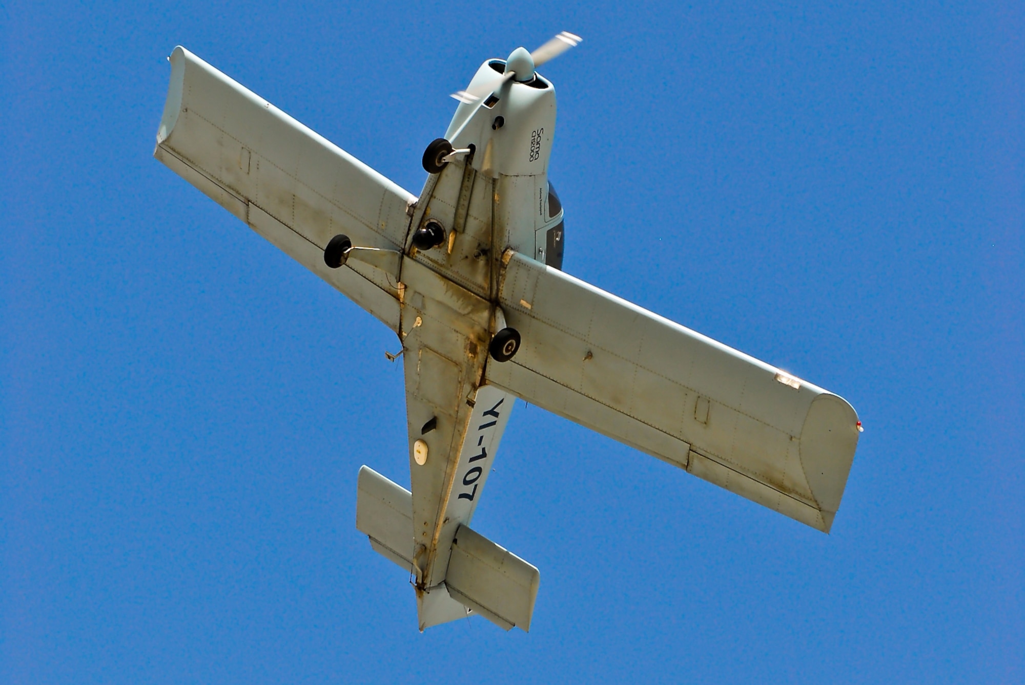 Iraqi aircraft serve as the 'eye in the sky' during a training exercise between Iraqi army and air force units at Camp Wessam, Iraq, Sept. 12, 2009. (U.S. Army photo/Spc. Darryl L. Montgomery)
