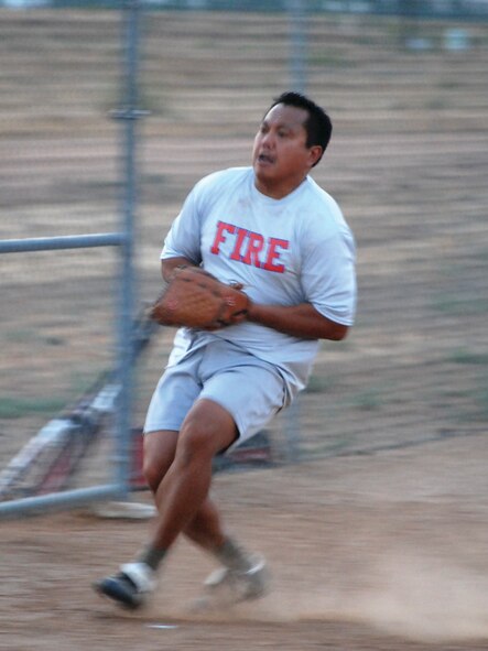 Security Forces beat Fire Department 10 to 9