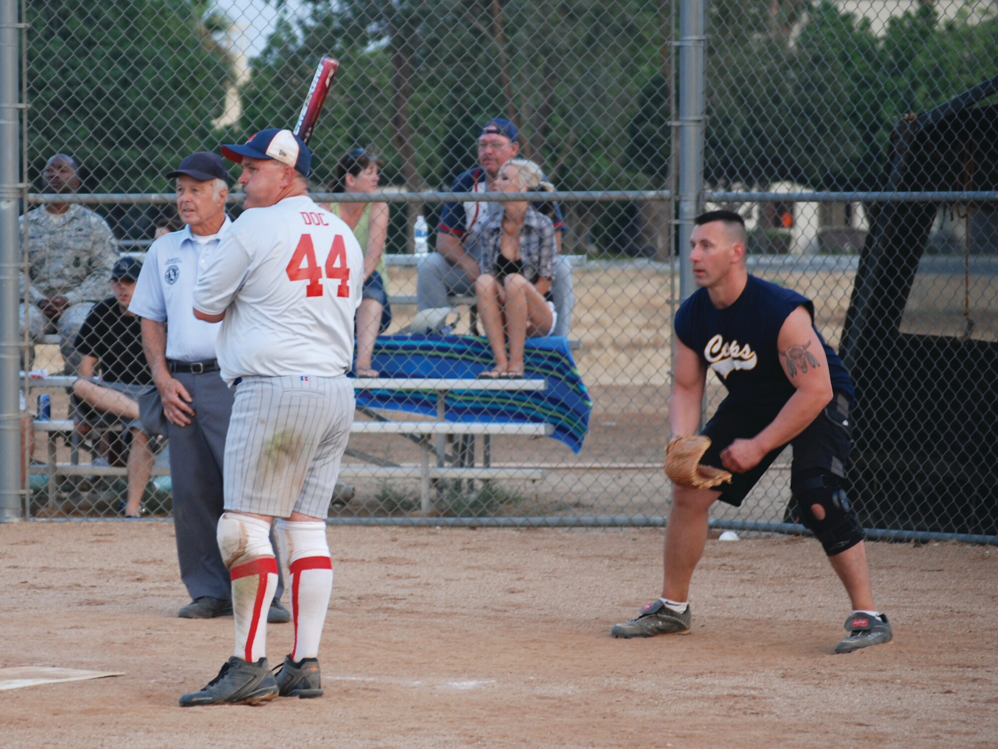 Security Forces beat Fire Department 10 to 9