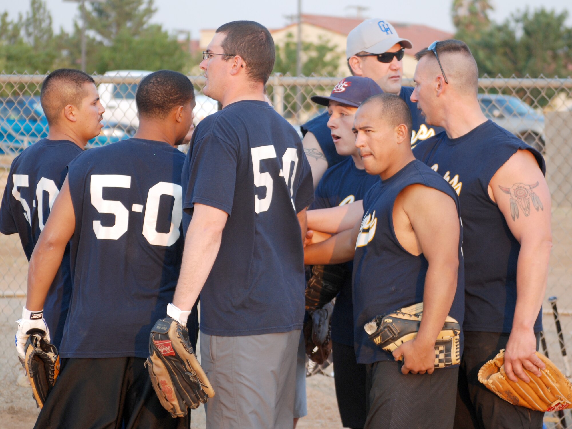 Security Forces beat Fire Department 10 to 9