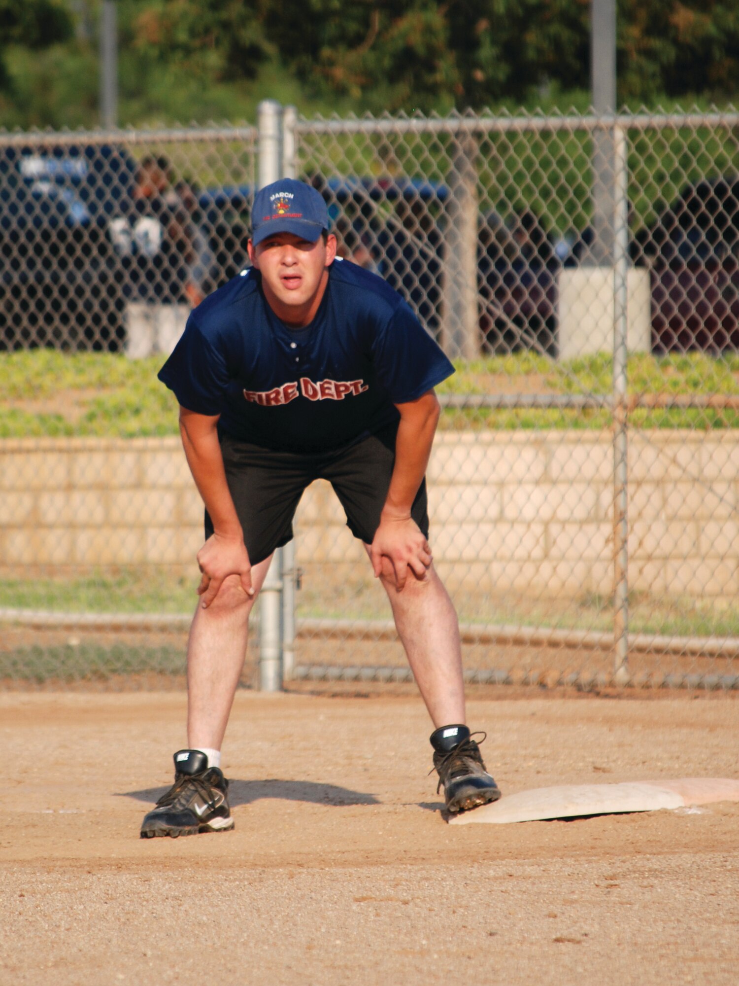 Security Forces beat Fire Department 10 to 9