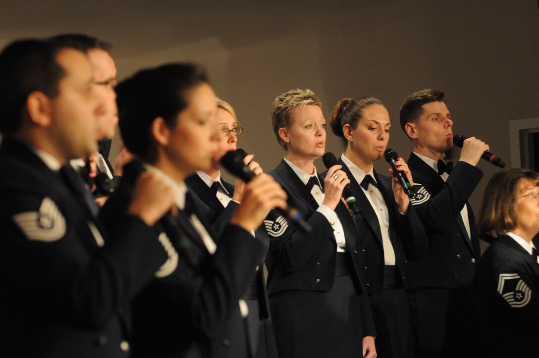 Airmen of Note, the jazz component of the United States Air Force Band,  perform Sept. 18 at the for Air Force District of Washington Air Force Birthday Ball to honor the Air Force birthday.  The day marked the 62nd anniversary of the Air Force becoming its own branch in the United States military. (U.S. Air Force photo by Senior Airman Sean Adams)