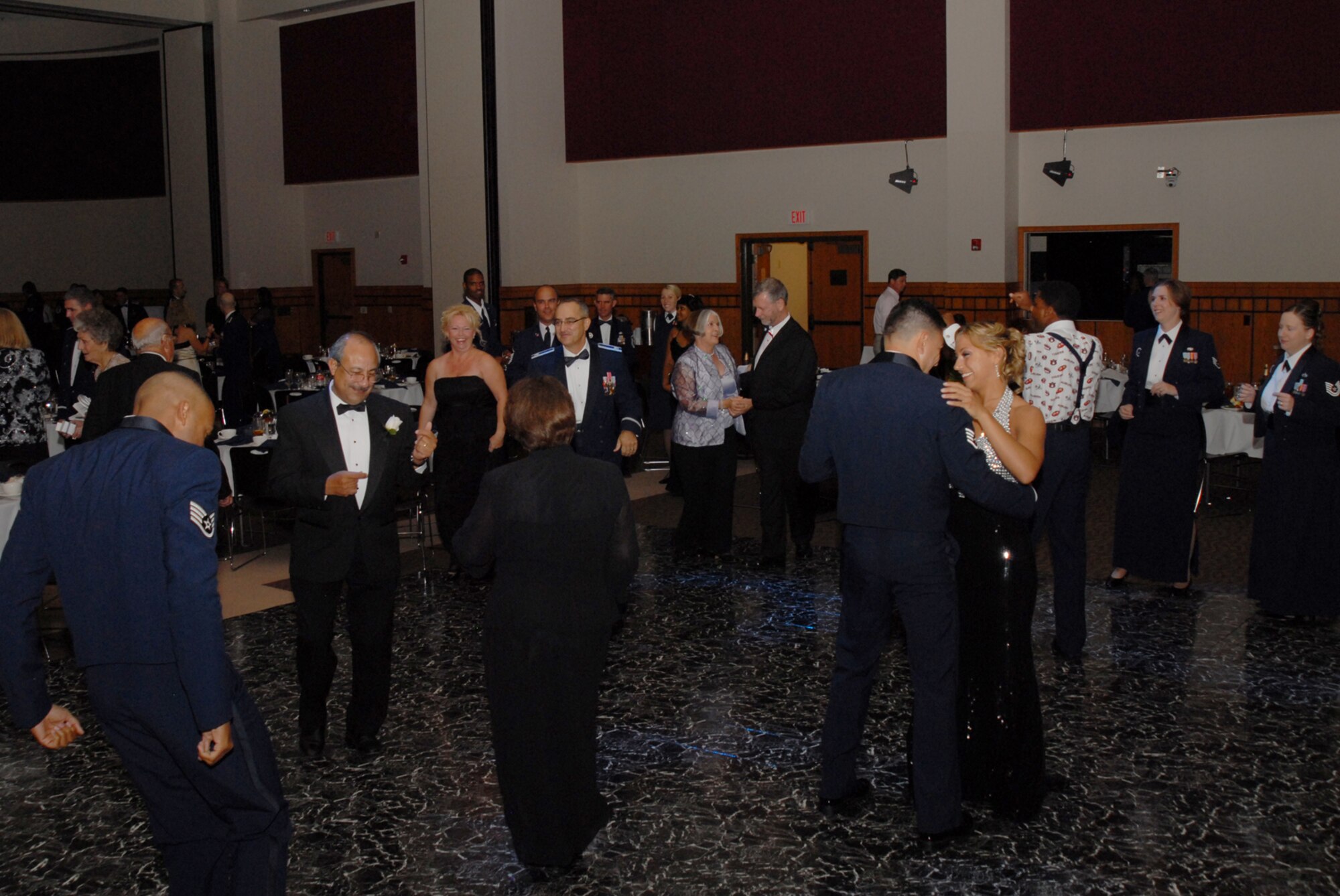 SAN ANGELO, Texas -- Goodfellow members dance at the Goodfellow Air Force Base 2009 Air Force Ball, Sept. 18, 2009. (U.S. Air Force photo/Airman Clayton Lenhardt)