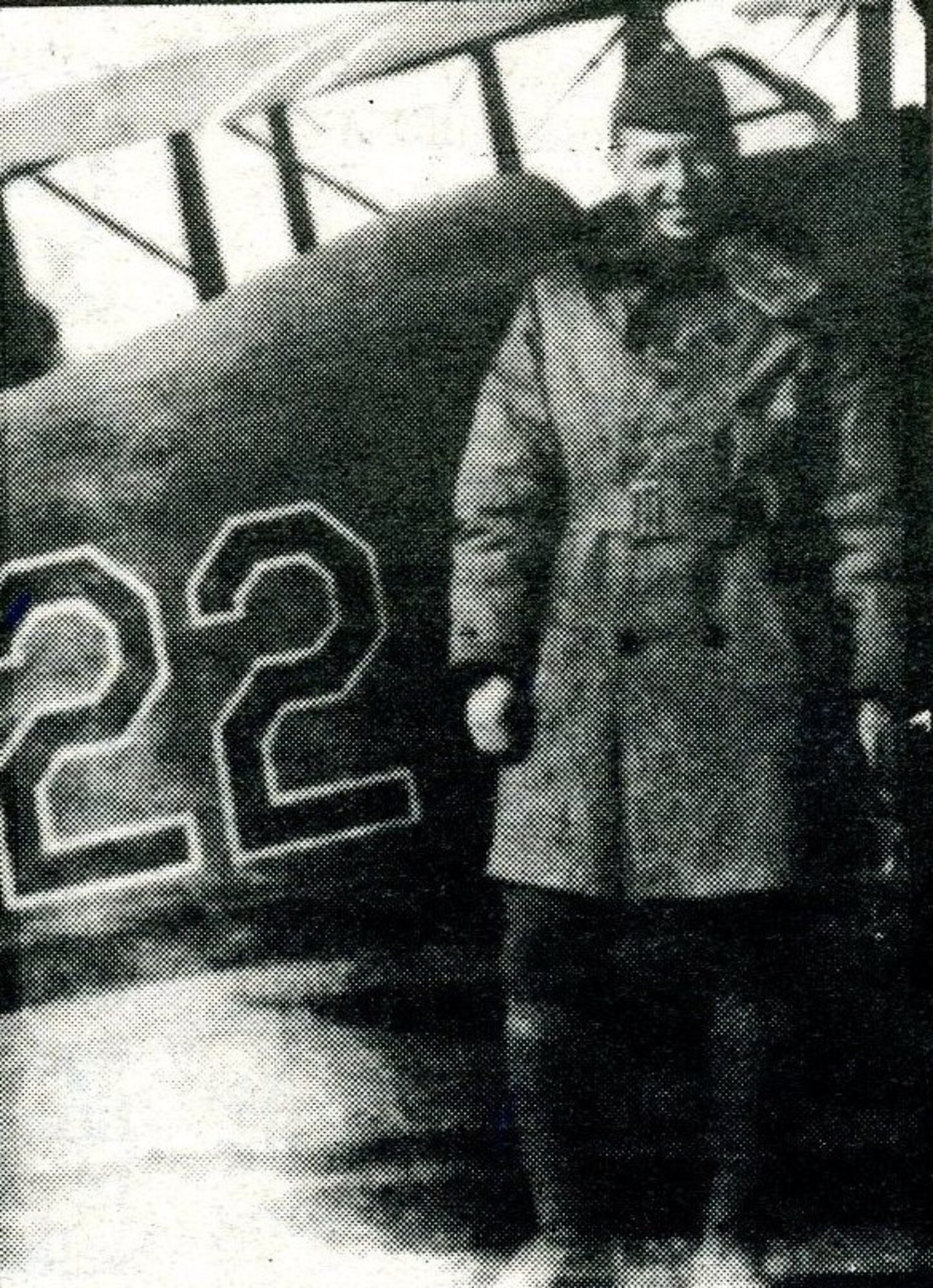 Lt. Frank Tyndall stands in front of a Spad XIII aircraft in France in 1918.  (Courtesy photo)