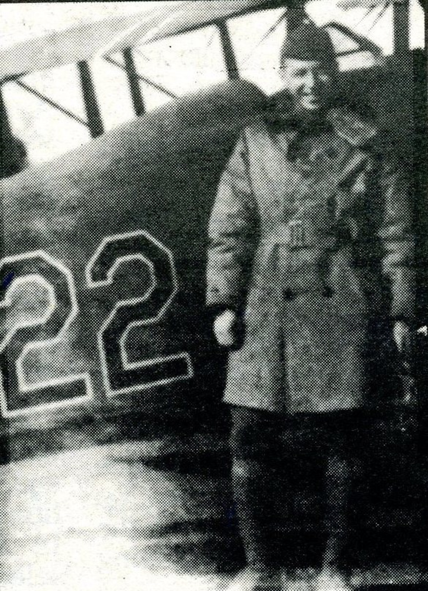 Lt. Frank Tyndall stands in front of a Spad XIII aircraft in France in 1918.  (Courtesy photo)