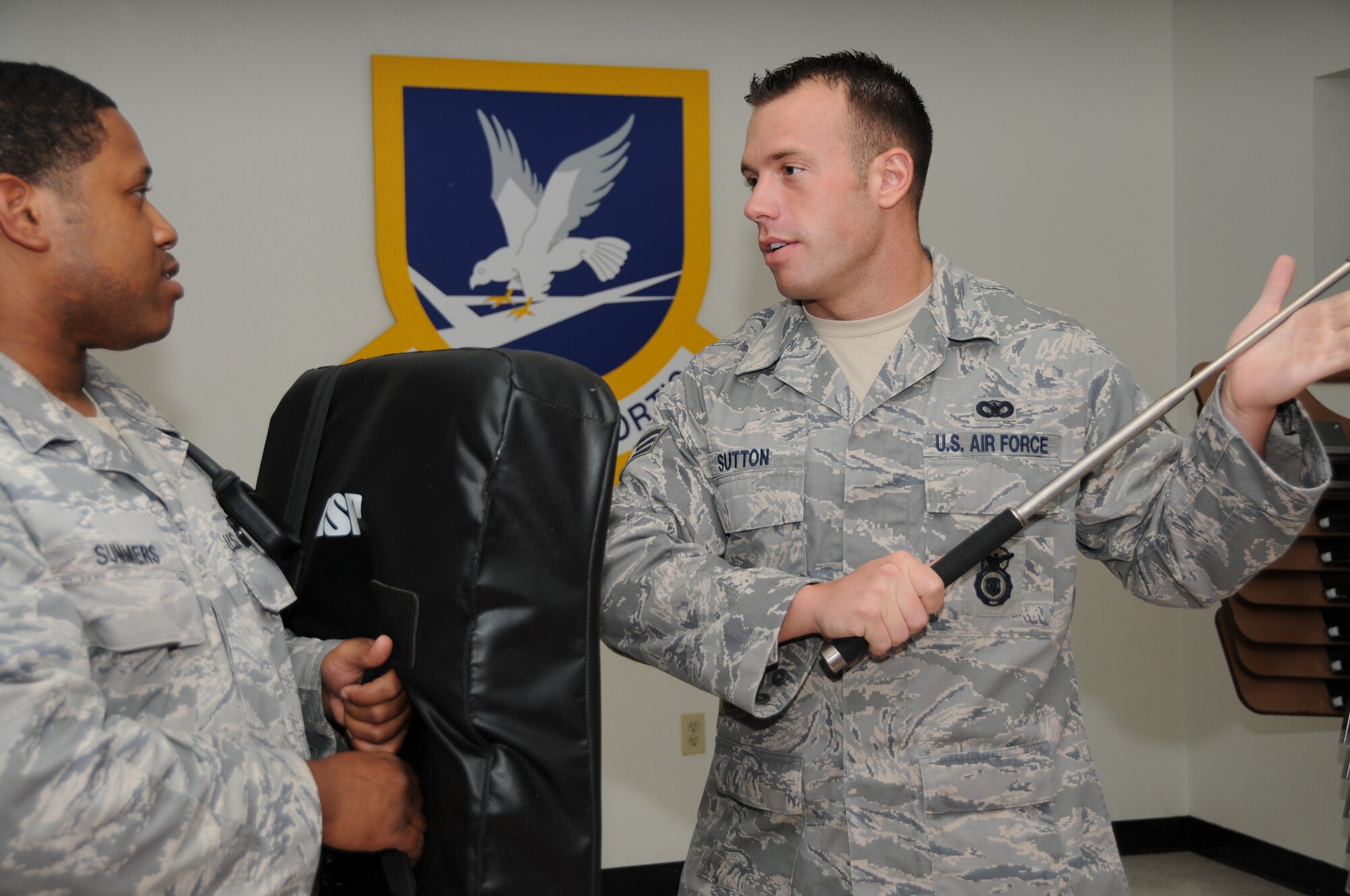 Senior Airman Austin Sutton,  81st Security Forces Squadron is this week's Dragon of the Week.  (U.S. Air Force photo by Kemberly Groue)
