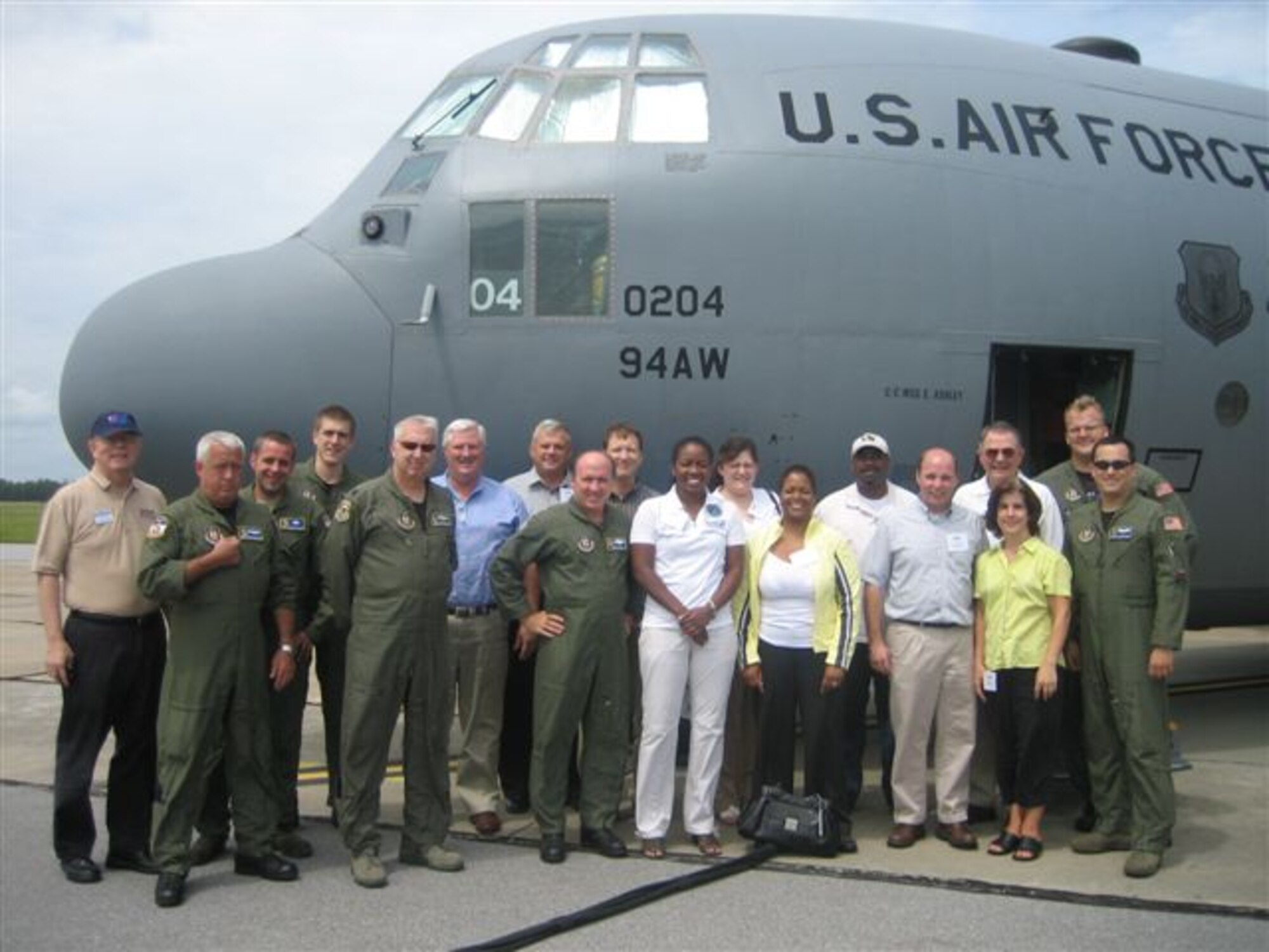 The Georgia Committee for Employer Support of the Guard and Reserve hosted a tour to Eglin Air Force Base and Duke Field, Fla., Sept 11-12 for local employers of reservists. The employers traveled on a C-130 from Dobbins ARB with aircrew from the 700th Airlift Squadron.