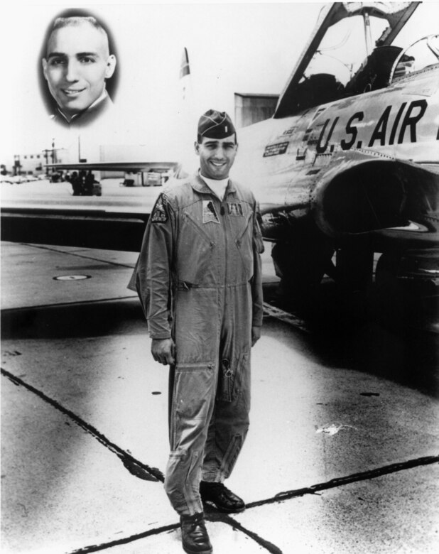 Maj. Victor Apodaca Jr., an F-4C pilot and 1961 Air Force Academy graduate, was shot down while performing a reconnaissance mission over North Vietnam on June 8, 1967.  Major Apodaca was listed as missing in action for 35 years.  Major Apodaca?s remains were positively identified during Sept. 2001. His son, Robert Apodaca, escorted his remains from Hickam Air Force Base, Hawaii to the Air Force Academy where he was laid to rest Sept. 15, 2001. (Courtesy photo)
