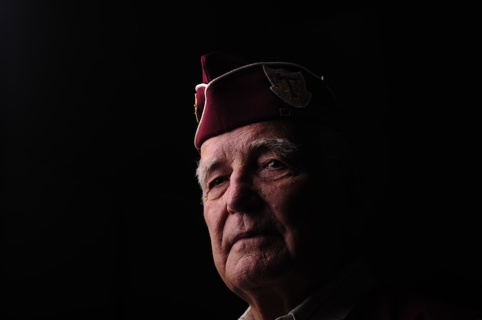 T.J. Martin and members of the American ex-Prisoners of War Lowcountry Chapter visited Charleston AFB for a series of events honoring prisoners of wra and those listed as missing in action Sept. 18. Mr. Martin enlisted in the Army Aug. 10, 1948, and served until August 1949, but was recalled Sept. 27, 1950, and was sent to serve in Korea three months later.  Mr. Martin was captured in Korea Feb. 13, 1951, and was liberated in August 1953. (U.S. Air Force photo/Staff Sgt. Jason Robertson)