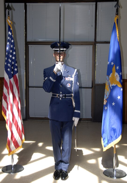 Honor Guard Spotlight: Senior Airman Stephen Harper (U.S. Air Force photo/Staff Sgt. Daniel Bowles)