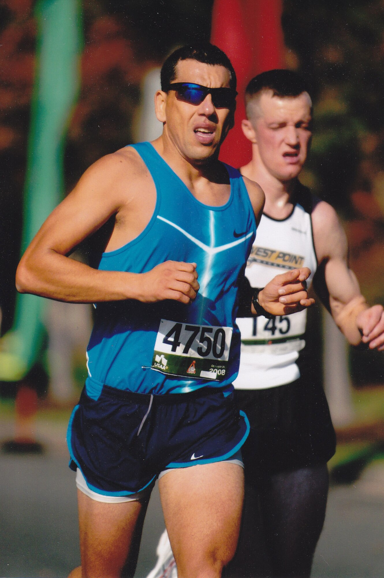Jose Garza competes in a Marine Corps Marathon. (Courtesy Photo)