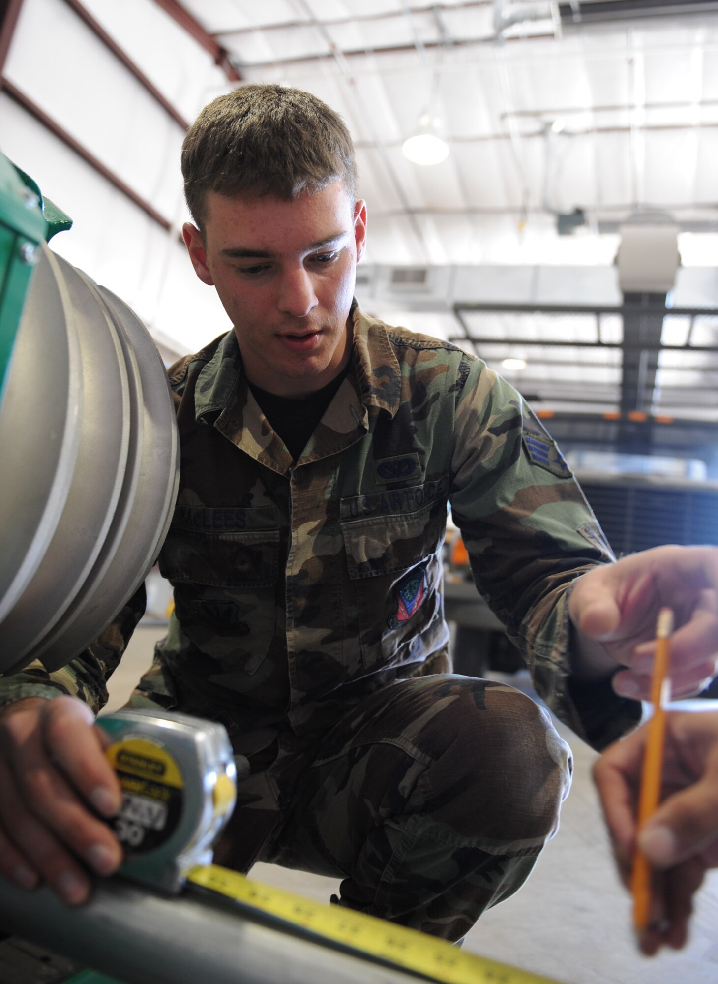 MOUNTAIN HOME AIR FORCE BASE, Idaho - Senior Airman Joshua McLees serves as a 366th Civil Engineer Squadron electrical systems journeyman. (U.S. Air Force photo by Airman 1st Class Renishia Richardson)