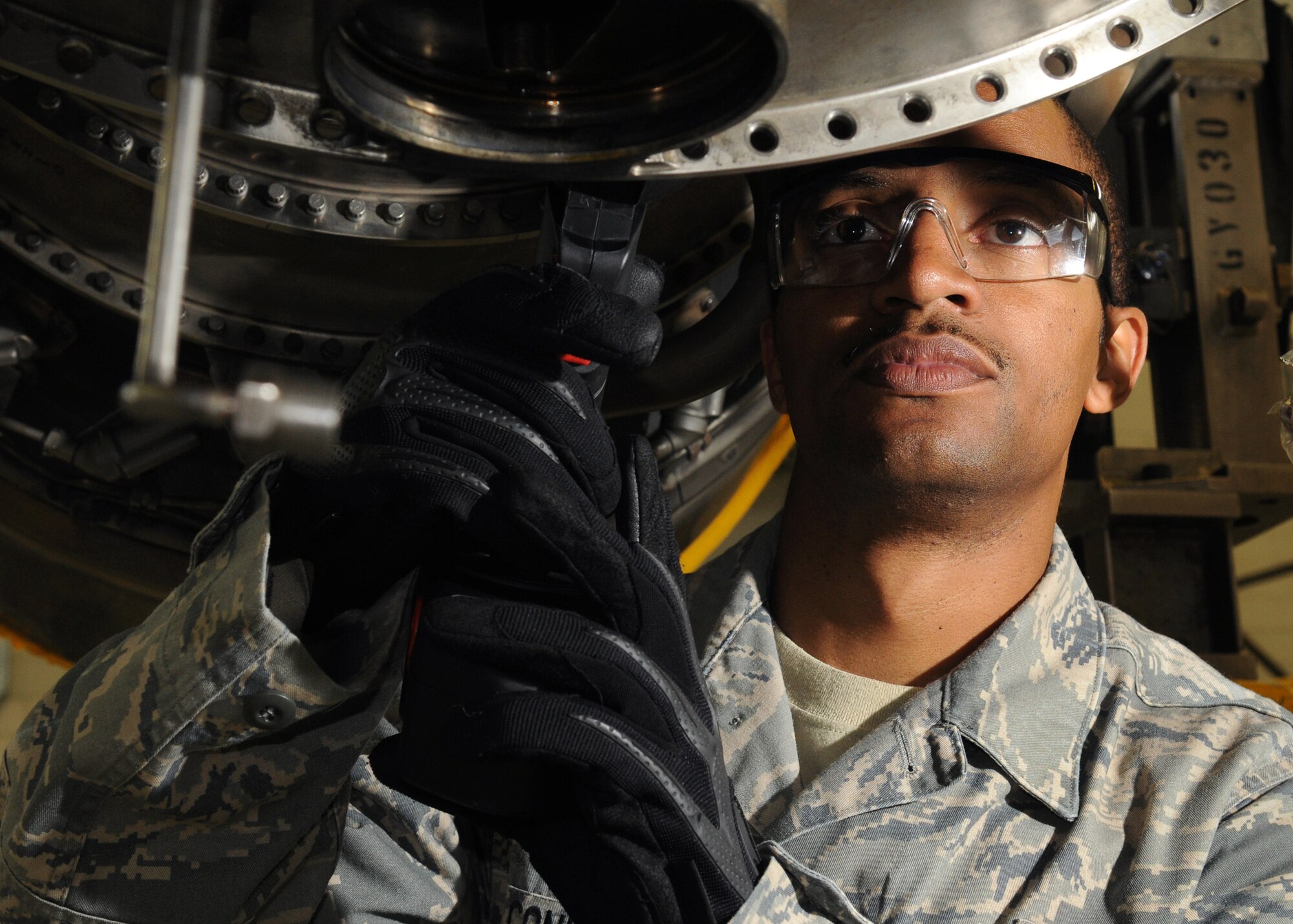 Tech. Sgt. Charles Conway, 52nd Component Maintenance Squadron, is the 52nd Fighter Wing's Top Saber Performer for the week of Oct. 2-8. (U.S. Air Force photo/Airman 1st Class Nathanael Callon)
