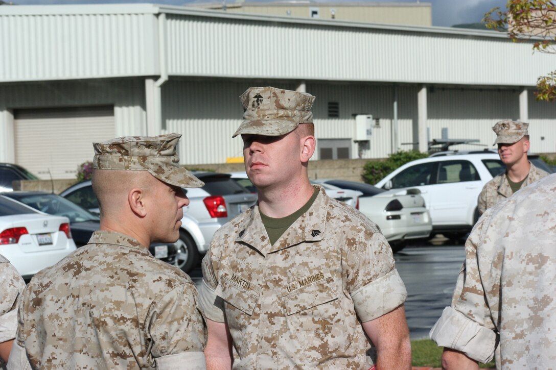 Sergeant Rodger M. Martin, Ground Electronic Maintenance Division Headquarters and Headquarters Squadron, Marine Corps Air Station, Camp Pendleton CA is newly promoted.