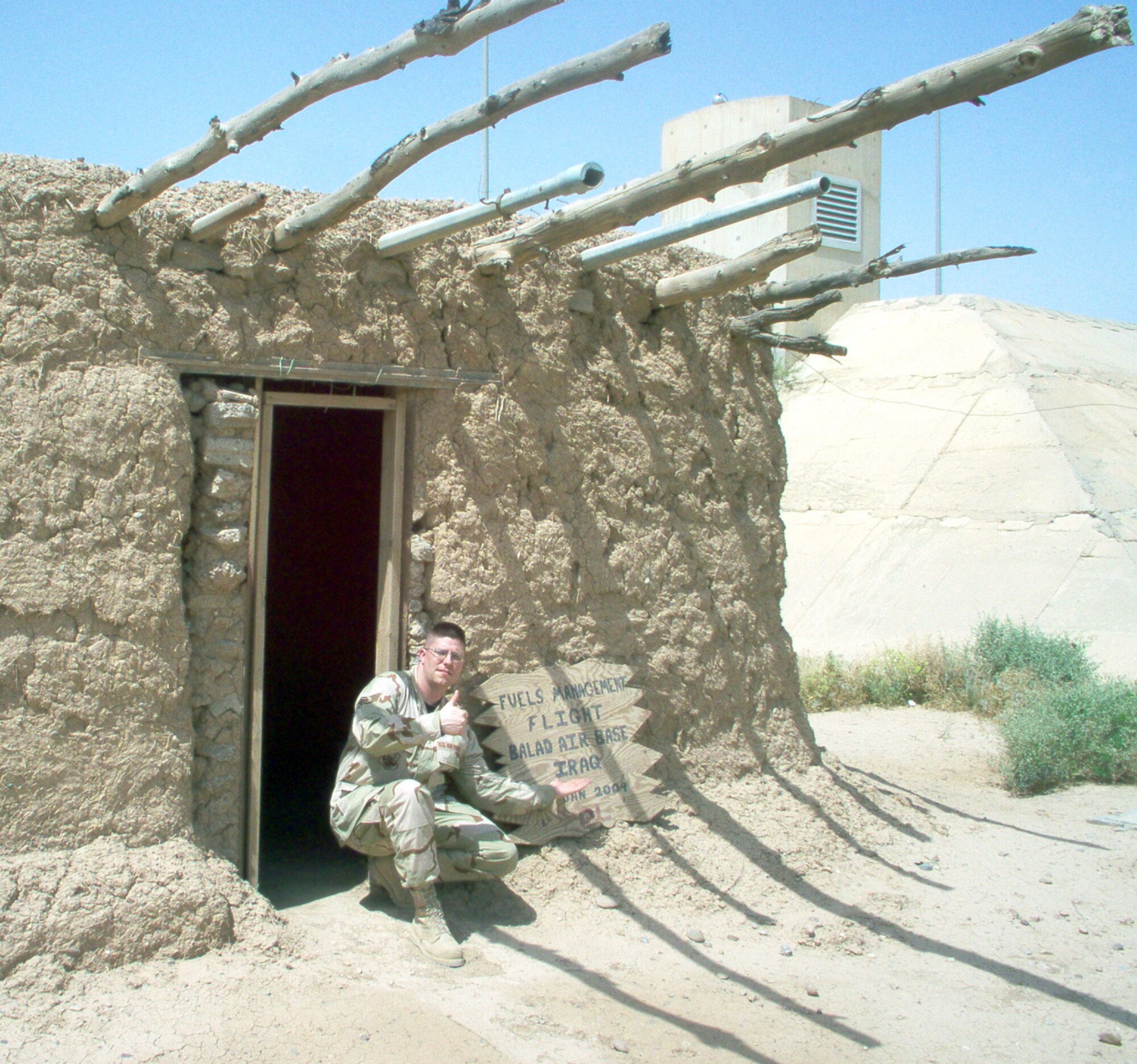 Master Sergeant Kent Kundert, Airey NCO Academy superintendent of plans and programming served a tour in Balad Air Base, Iraq. (U.S. Air Force courtesy photo)