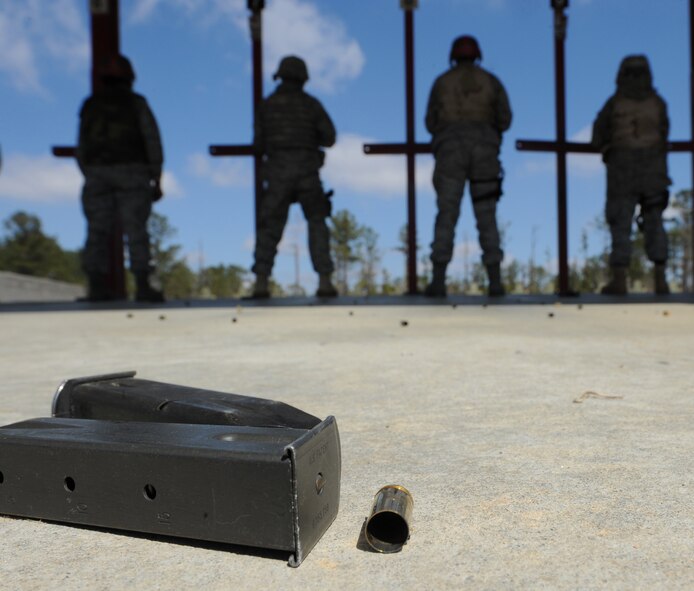 MOODY AIR FORCE BASE, Ga. -- Construction on the new Combat Arms Training and Maintenance range will begin April 5. It will have new features including a baffle that will catch bullets. The range will also allow squadrons to practice firing weapons from tactical vehicles.  (U.S. Air Force photo by Airman 1st Class Benjamin Wiseman/RELEASED)