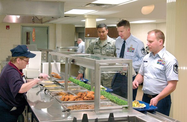 Beginning Oct. 1, the Vanwey Dining Facility at Tinker will no longer have a funded service contract due to budget provisions made by Air Force Materiel Command. Without this funding, the dining facility will close. The last day of food service will be Sept. 30. Multiple base agencies are currently working together to ensure the food service needs of Tinker's Airmen and Sailors are met and they have resources available to facilitate this lifestyle transition. More detailed information on future food service will be made available as the dining facility closure draws near. (Air Force photo by Margo Wright)