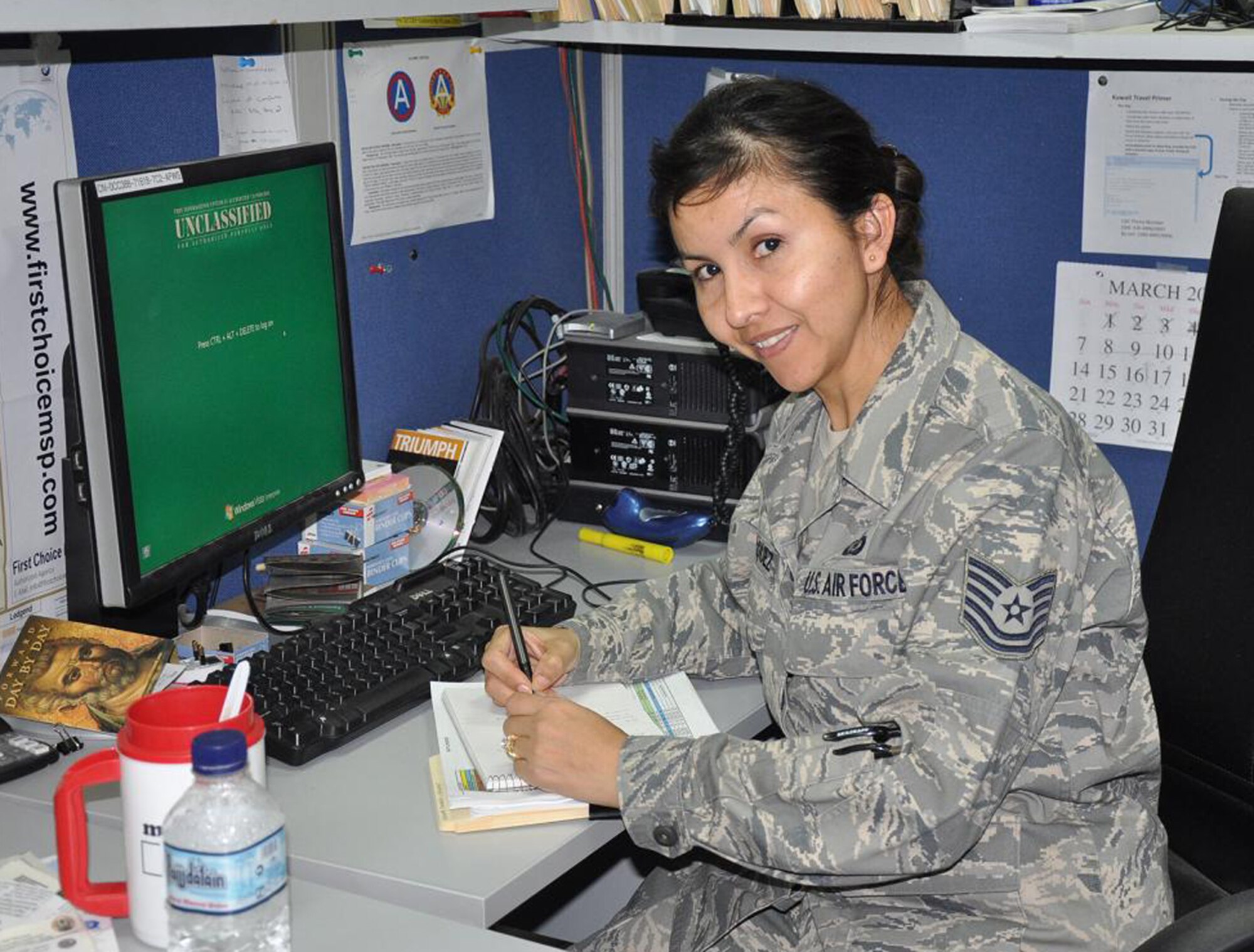 Tech. Sgt. Beatriz Marquez, 586th Expeditionary Support Squadron (U.S. Air Force photo/Released)