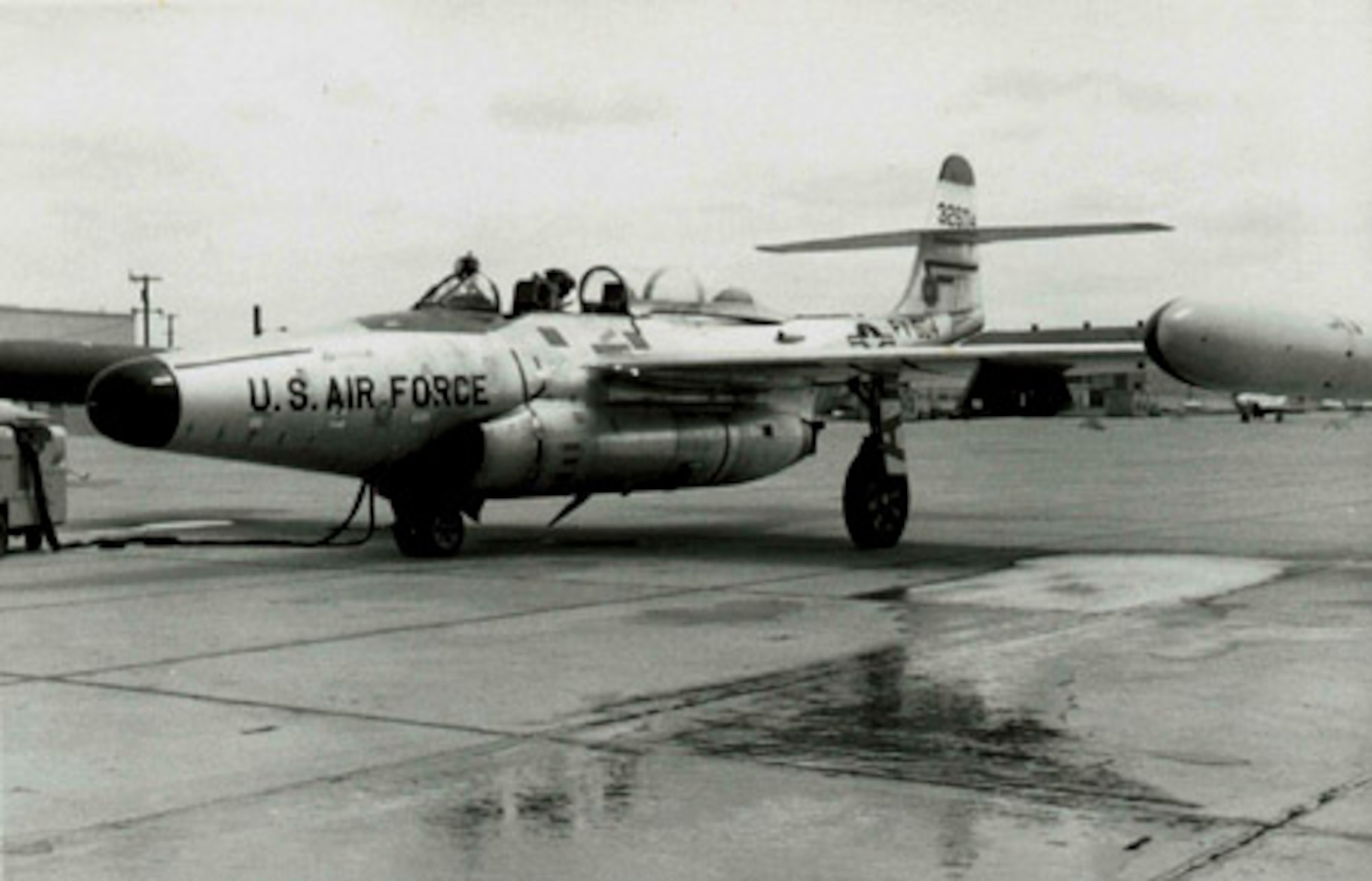 Because of landing distances of the F-89 and other aircraft of the era, Tyndall’s runways had to be extended in 1950.  (Courtesy photo) 