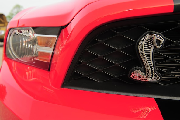 SHAW AIR FORCE BASE, S.C. -- The 2010 Ford Mustang Shelby GT 500 is displayed at the car show here April 3. The 2010 Shaw Car Show was sponsored by the Army and Air Force Exchange Service. (U.S Air Force photo/Senior Airman David Minor)