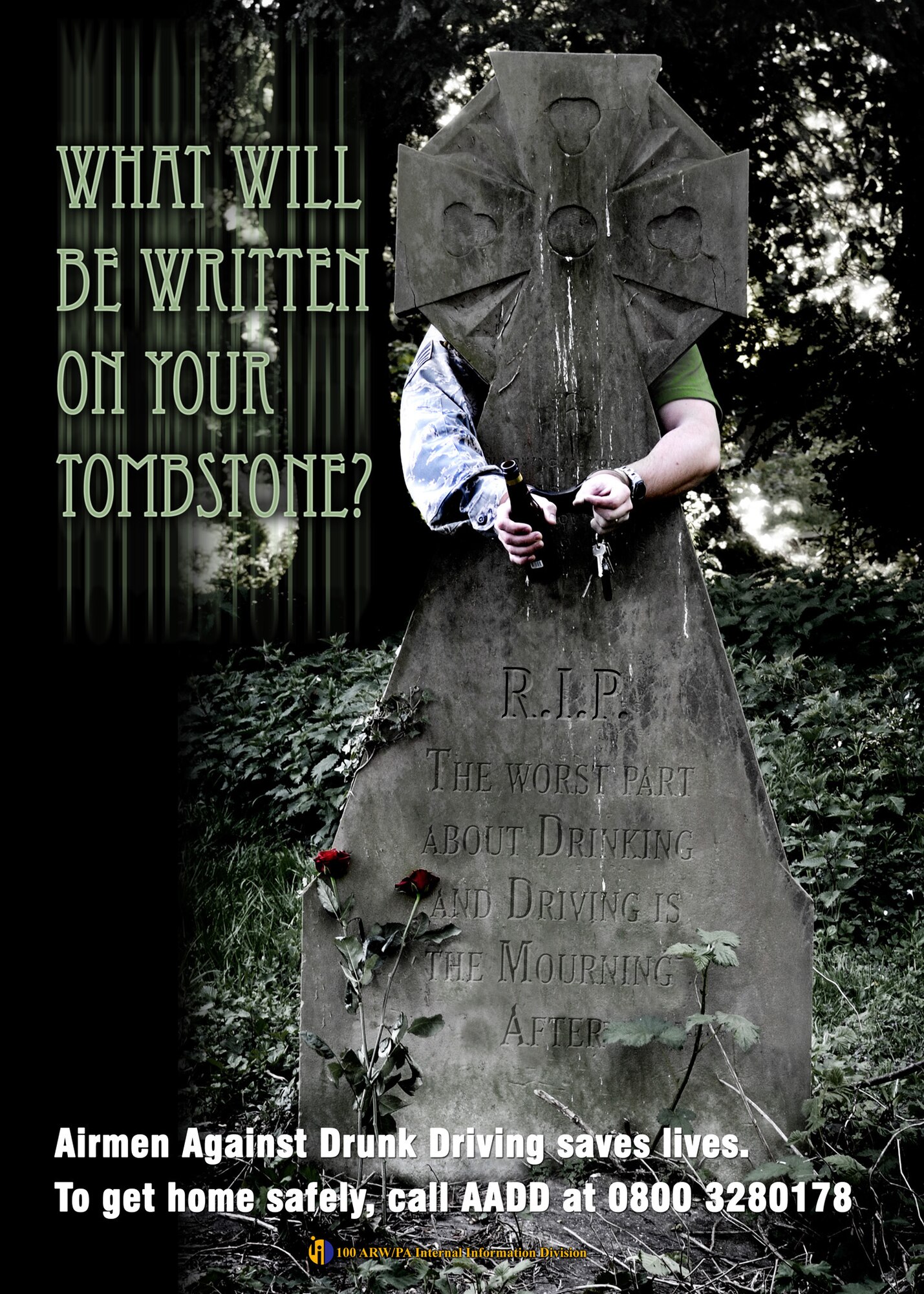 This graphic, created by Staff Sgt. Christopher L. Ingersoll placed first place in the 2009 U.S. Air Force Media Contest. Sergeant Ingersoll's graphic, along with the RAF Mildenhall Public Web site will compete in the Department of Defense Thomas Jefferson competition against winners from the Army, Navy, Marines and Coast Guard.
(U.S. Air Force graphic/Staff Sgt. Christopher Ingersoll)