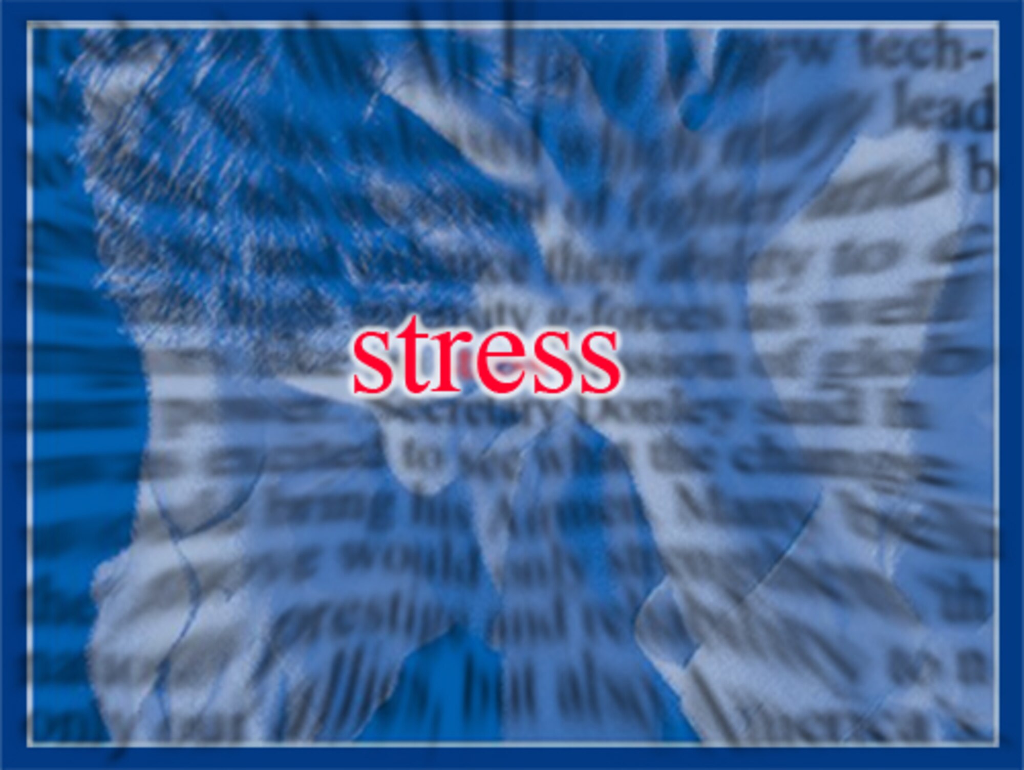 MINOT AIR FORCE BASE, N.D. -- In times of war, stress is inevitable. With the high operations tempo here, added stress is a mainstay. However, the integrated delivery system provides Minot Airmen unique ways of dealing with stress according to their own situations. (U.S. Air Force graphic by Senior Airman Benjamin Stratton)