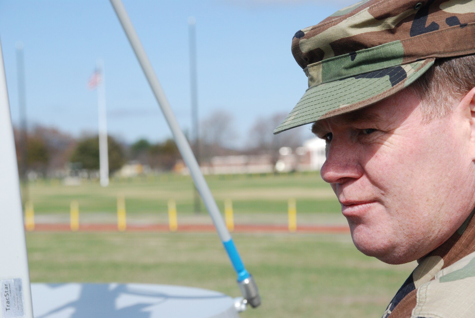 Members of the 439th Communications Squadron conduct an exercise with the Joint Incident Site Communications Capability system on Thursday, April 1. Westover is the first Air Force Reserve Command base to receive the JISCC 