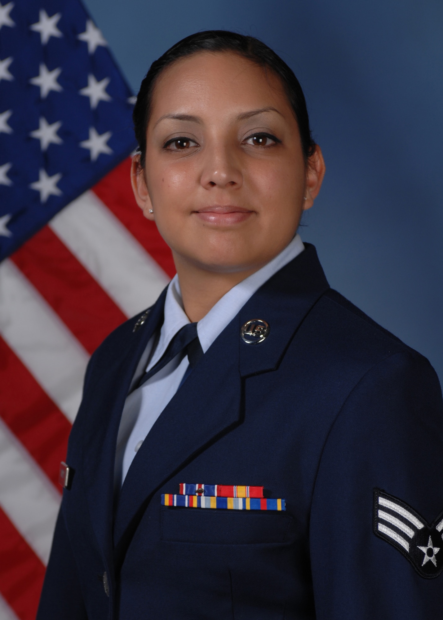 OFFUTT AIR FORCE BASE, Neb. -- Senior Airman Gidget B. Sanders, from Shaw AFB, S.C., is one of 29 Airmen nominated for awards who will attend the 2010 Air Combat Command Outstanding Airmen of the Year Awards Banquet in Omaha, Neb., April 21. Airman Sanders is nominated for the Airman of the Year Award. U.S. Air Force courtesy photo