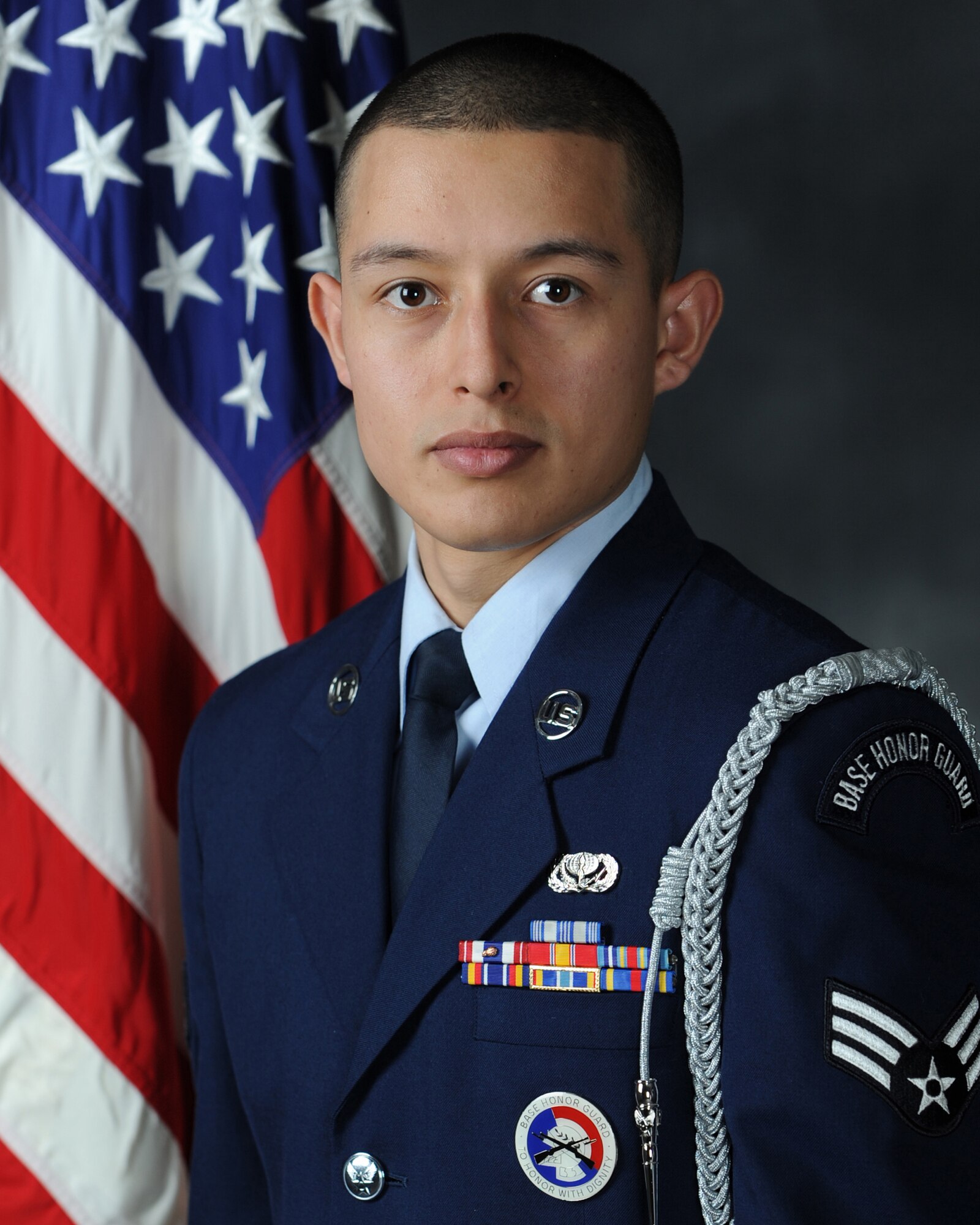 OFFUTT AIR FORCE BASE, Neb. -- Senior Airman Luis P. Vargas, from Mountain Home AFB, Idaho, is one of 29 Airmen nominated for awards who will attend the 2010 Air Combat Command Outstanding Airmen of the Year Awards Banquet in Omaha, Neb., April 21. Airman Vargas is nominated for the Outstanding Honor Guard Member of the Year Award. U.S. Air Force courtesy photo