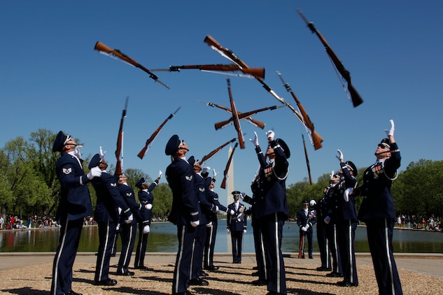 Military drill teams go toe-to-toe in joint service showdown ...