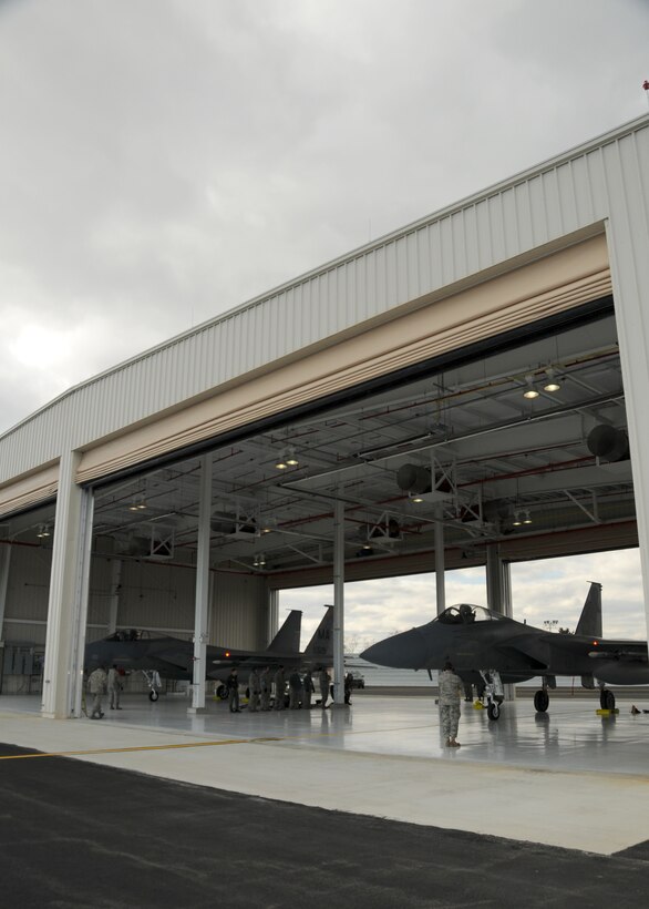F-15s stand alert around the clock, ready to respond within minutes 