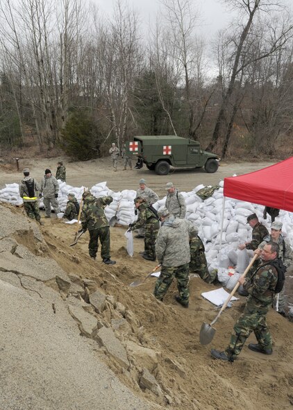 Over 1000 members of the Massachusetts National Guard answered the call to duty in response to the historic floods of March 2010. 