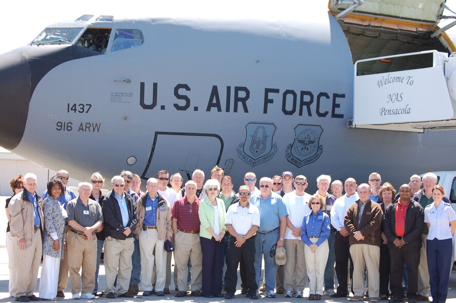 Employers from across North Carolina went with the 916th Air Refueling Wing on an ESGR bosslift to Naval Air Station Pensacola in April. (USAF photo by Maj. Shannon Mann, 916ARW/PA)