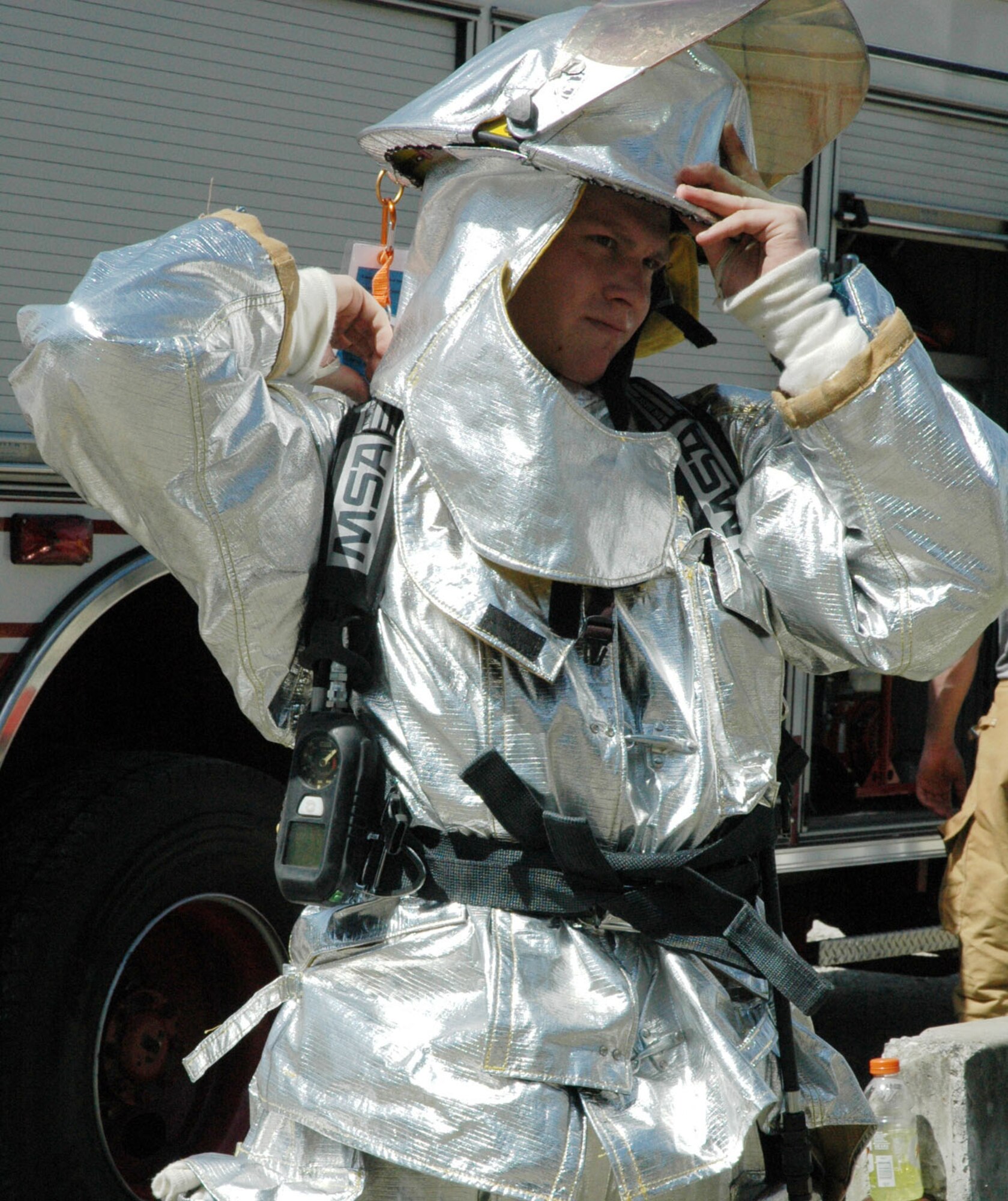 SrA Russel Andrews, a firefighter with the 315th Civil Engineering Flight, Charleston Air Force Base, S.C. is this month's Charleston Spotlight. 
